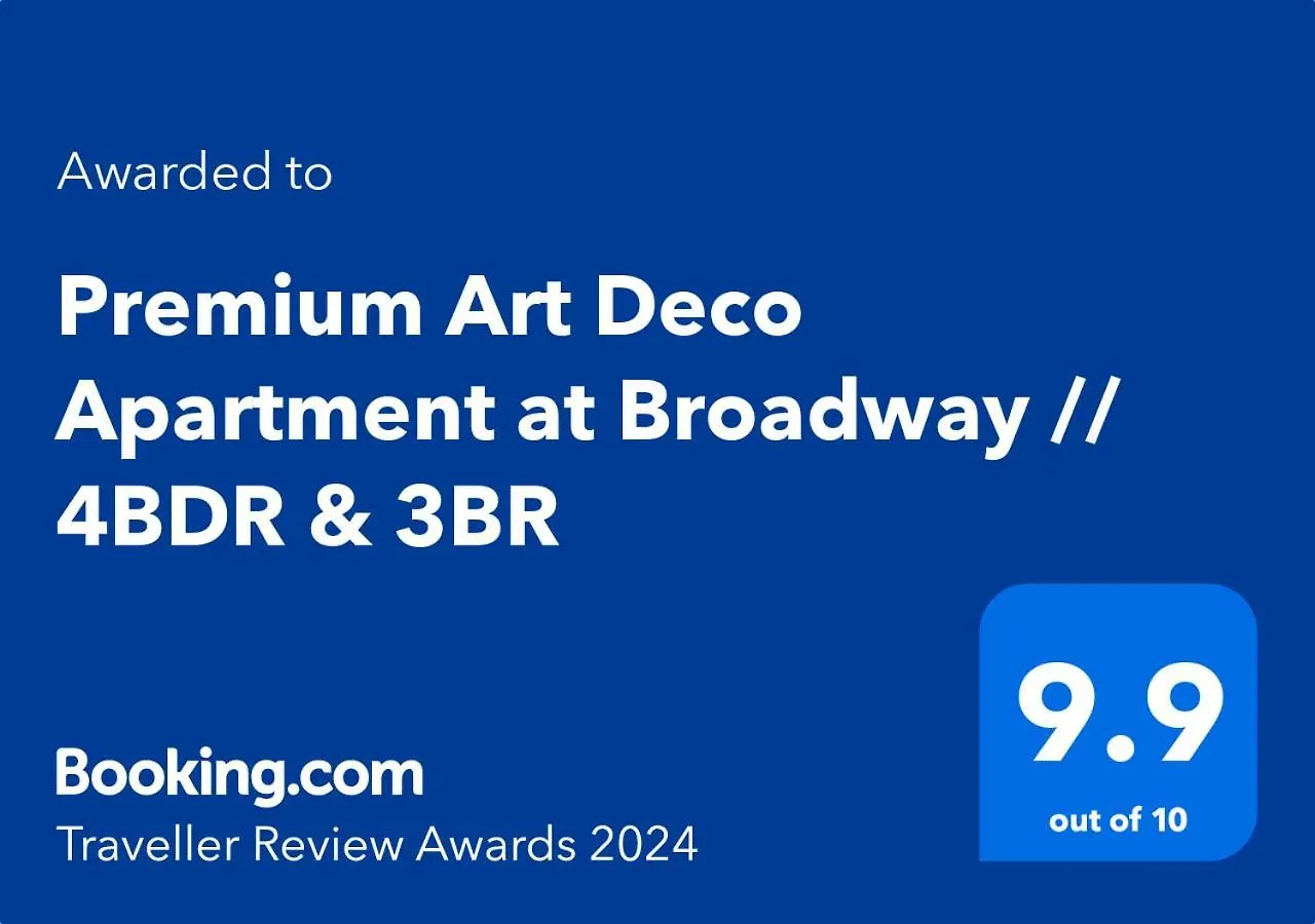 Premium Art Deco Apartment At Broadway // 4Bdr & 3Br Budapest